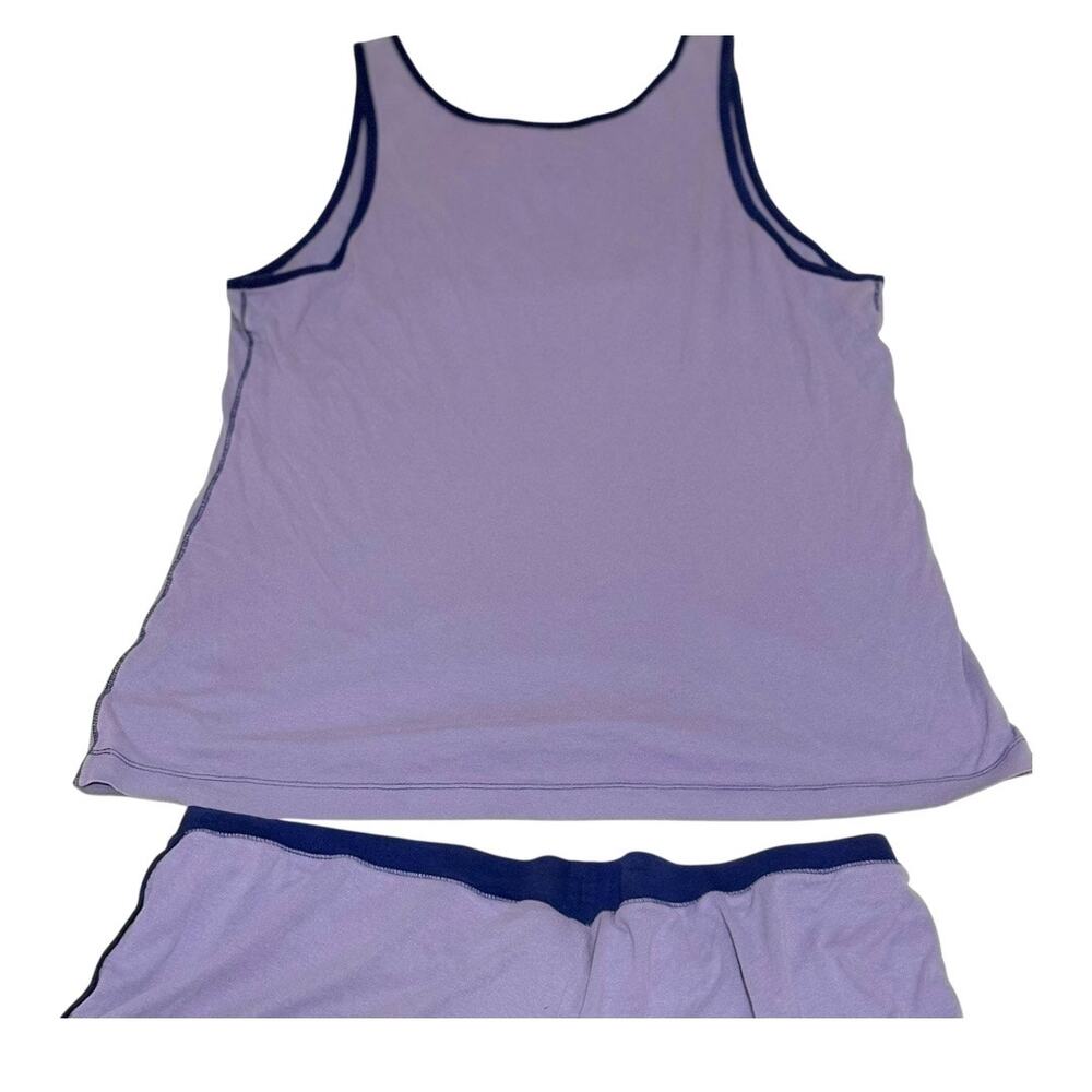 CLEARANCE Victoria's Secret Pajama Lounge Set - Tank Top & Shorts - L - Purple - Picture 6 of 15
